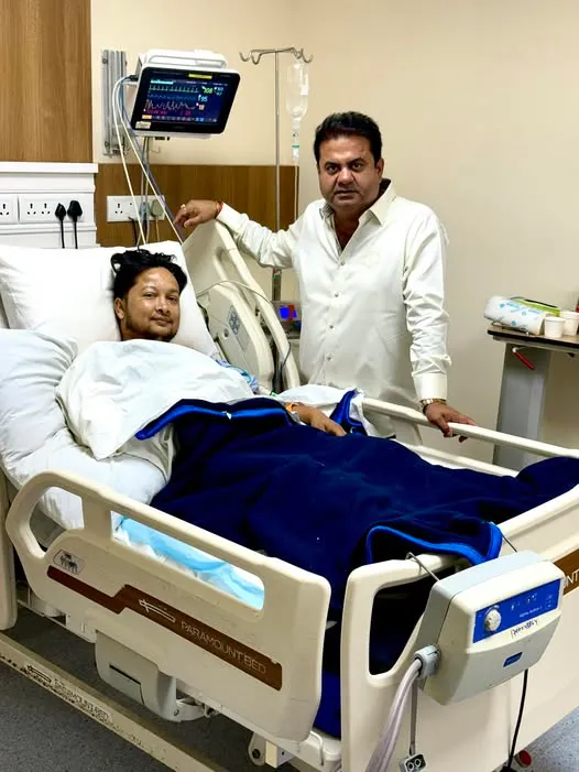 mla-umesh-kumar met singer pawandeep rajan